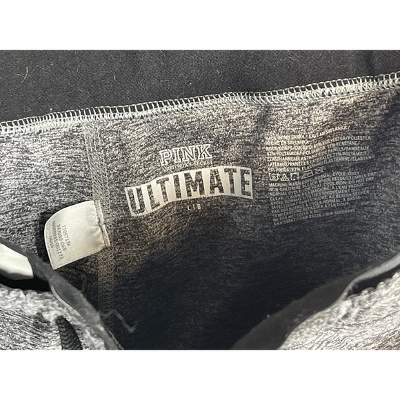 VICTORIA'S SECRET PINK ULTIMATE Women's Sz L Gray Stretch JOGGERS PANTS - Picture 8 of 8